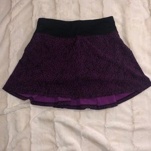 LULULEMON purple active skirt size 2 Tall